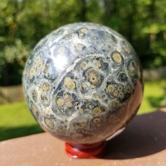 Other - Kambaba Crocodile Jasper Crystal Ball #5
